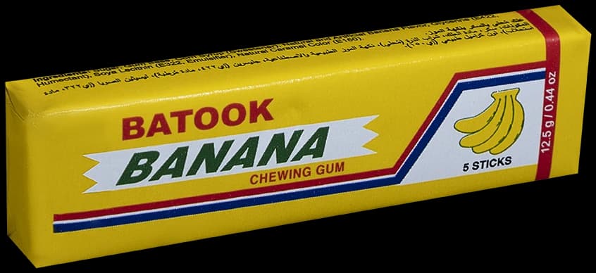Batook Banana chewing gum