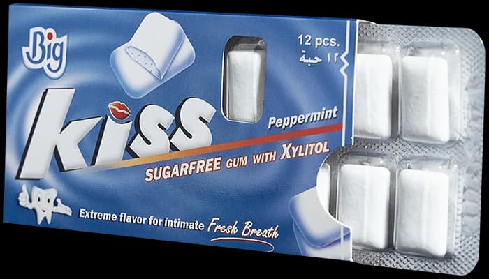 Big Kiss Peppermint gum