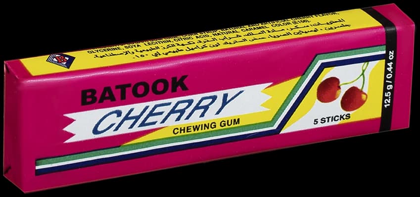 Batook Cherry chewing gum