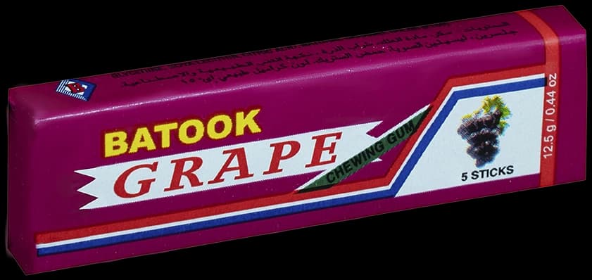 Batook Grape chewing gum