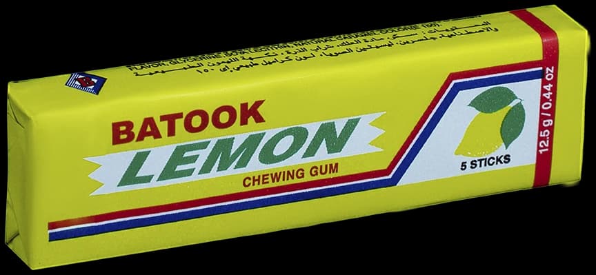 Batook Lemon chewing gum