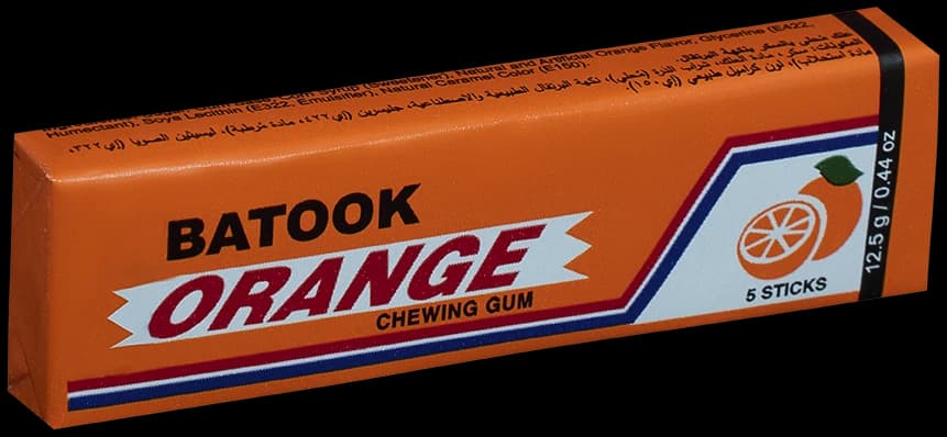 Batook Orange chewing gum