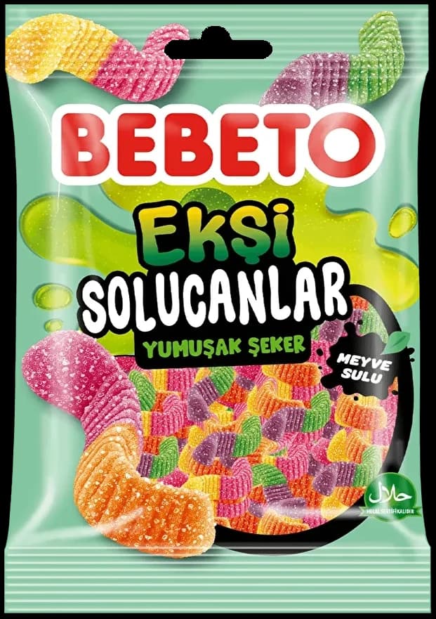 Bebeto Sour Worms 80g