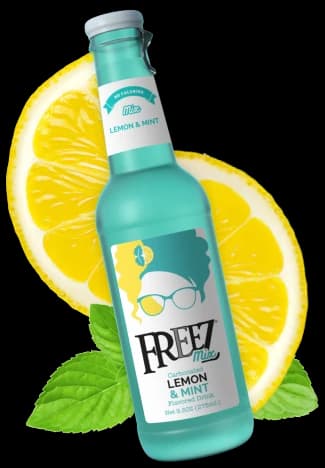 Freez Mix Lemon & Mint with lemon slice