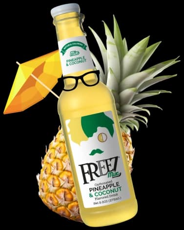 Freez Mix Pineapple & Coconut with pineapple