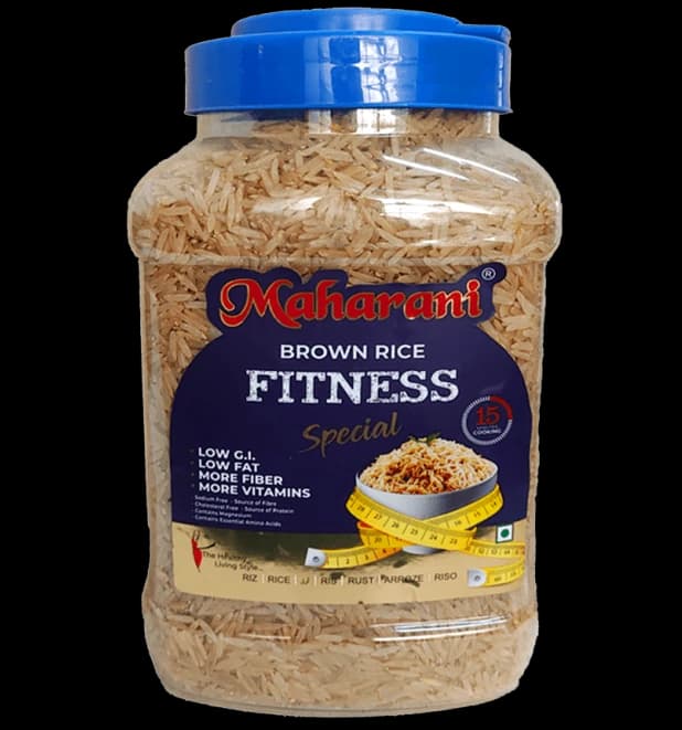 Maharani Brown Rice Fitness jar