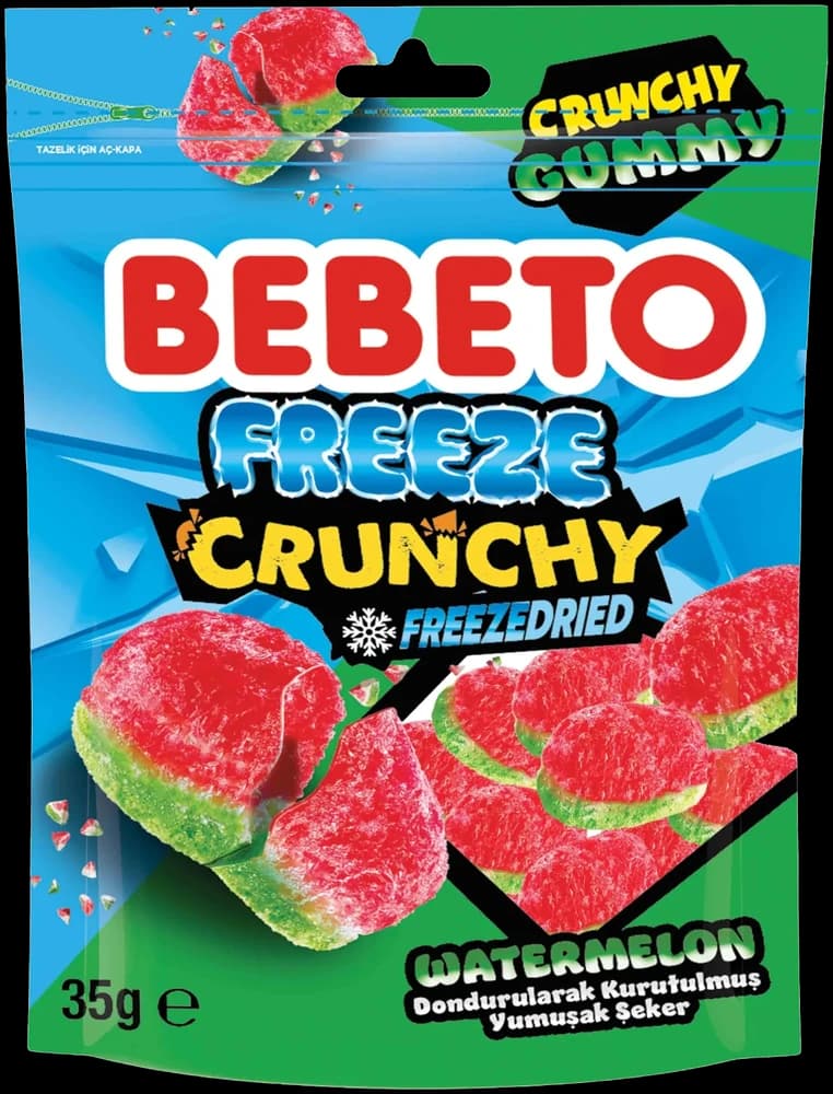 Bebeto Freeze Crunchy Watermelon 35g