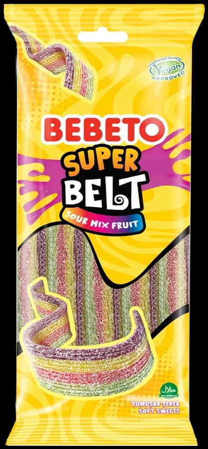 Bebeto Super Belt Mixed Fruit 75g